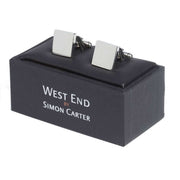 Simon Carter Micro Dot Cufflinks - Silver