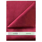 Sophos Plain Pocket Square - Wine