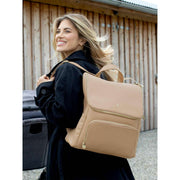 Sac à dos à langer Stackers - Camel Tan