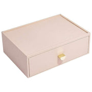 Organisateur de maquillage à tiroir classique Stackers - Blush/Or