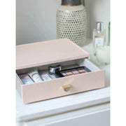 Organisateur de maquillage à tiroir classique Stackers - Blush/Or