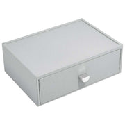 Organisateur de maquillage à tiroir classique Stackers - Gris galet