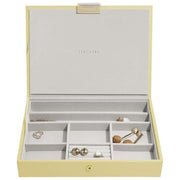 Boîte à bijoux classique Stackers - Jaune beurre