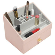 Organisateur de maquillage classique Stackers - Blush/Or
