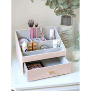 Organisateur de maquillage classique Stackers - Blush/Or