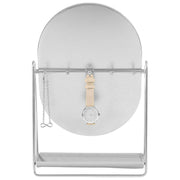 Miroir de coiffeuse et support à bijoux Stackers - Gris galet