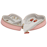 Boîte à bijoux de voyage Stackers Heart - Rose