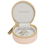 Boîte à bijoux de voyage Stackers Oyster - Blush/Or
