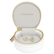 Boîte à bijoux de voyage Stackers Oyster - Galet blanc