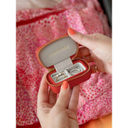 Boîte à bijoux de voyage zippée Stackers Petite - Rouge