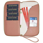 Porte-passeport familial Stackers Wave - Orange désert