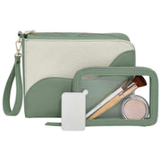 Stackers Wave lot de 2 trousses de toilette - Seafoam Green