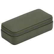 Boîte à bijoux de voyage moyenne zippée Stackers - Vert olive