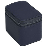 Mini boîte à montres de voyage zippée Stackers - Bleu marine