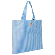 Superdry & Co Oxford Stripe Tote Bag - Broker Bleu Rayé