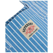 Superdry & Co Oxford Stripe Tote Bag - Broker Bleu Rayé
