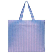 Superdry & Co Oxford Stripe Tote Bag - Broker Marine/Rose Rayé
