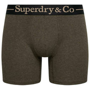 Superdry & Co Lot de trois boxers - Marron chiné/Marron grain/Tan chiné