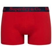 Superdry & Co Lot de trois boxers - Marine/Bleu/Rouge