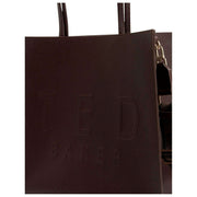 Grand sac emblématique en sangle Ted Baker Iconny - Marron chocolat