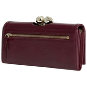 Grand porte-monnaie à pompon en cuir Ted Baker Roosali - Rouge foncé