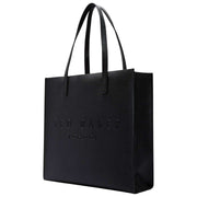 Grand sac emblématique Ted Baker Soocon Crosshatch - Noir