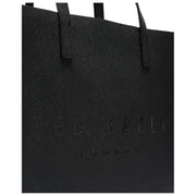 Grand sac emblématique Ted Baker Soocon Crosshatch - Noir