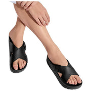 Sandales à boucle croisée sur le devant SOLBOUNCE Bounce de Totes - Noir
