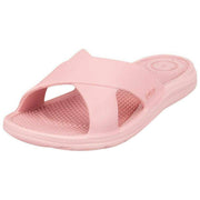 Sliders à sangles croisées Bounce SOLBOUNCE de Totes - Rose sombre