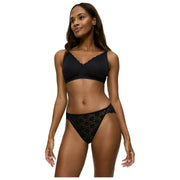 Triumph Amourette High Leg Tai Slip - Noir