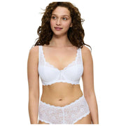 Soutien-gorge rembourré en dentelle avec armatures Triumph Amourette - Blanc