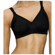 Soutien-gorge sans armatures en coton Triumph Doreen - Noir