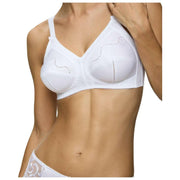 Soutien-gorge sans armatures en coton Triumph Doreen - Blanc