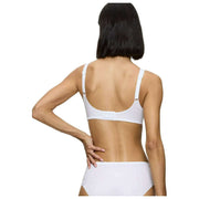 Soutien-gorge sans armatures en coton Triumph Doreen - Blanc