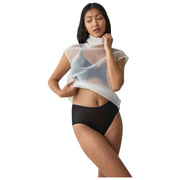 Maxi culotte transparente Triumph Signature - Noir