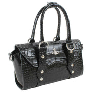 Vivienne Westwood Bettina Emboss Croc Mini Sac à Bandoulière - Noir