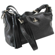 Vivienne Westwood Sac à bandoulière en cuir souple Emma - Noir