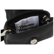 Vivienne Westwood Hazel Souple Leather Treasure Bag Charm/Key Ring - Noir
