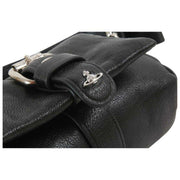 Vivienne Westwood Hazel Souple Leather Treasure Bag Charm/Key Ring - Noir