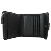 Vivienne Westwood Hunter Sac à main à rabat en cuir souple - Noir