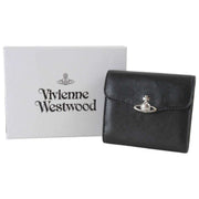 Vivienne Westwood Hunter Sac à main à rabat en cuir souple - Noir