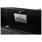 Vivienne Westwood Jane Sac à main en cuir souple avec cadre - Noir