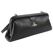Vivienne Westwood Jane Sac à main en cuir souple avec cadre - Noir