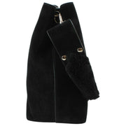 Vivienne Westwood Lottie Petit sac à bandoulière en daim - Noir