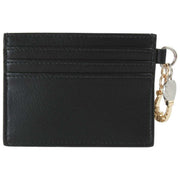 Vivienne Westwood Porte-cartes lisse avec breloques - Noir