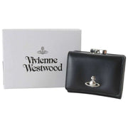 Vivienne Westwood Smooth Small Frame Purse - Noir