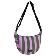 WOUF Niza Half Moon Crossbody Bag - Green/Purple