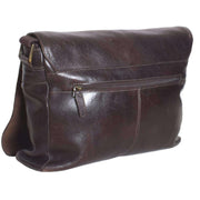 Ashwood Leather Westminster Natural Cow Tumble Pedro Messenger Bag - Brown