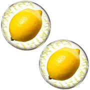 Bassin and Brown Lemon Cufflinks - Yellow/White