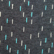 Bassin and Brown Mini Line Socks - Grey/Turquoise/White